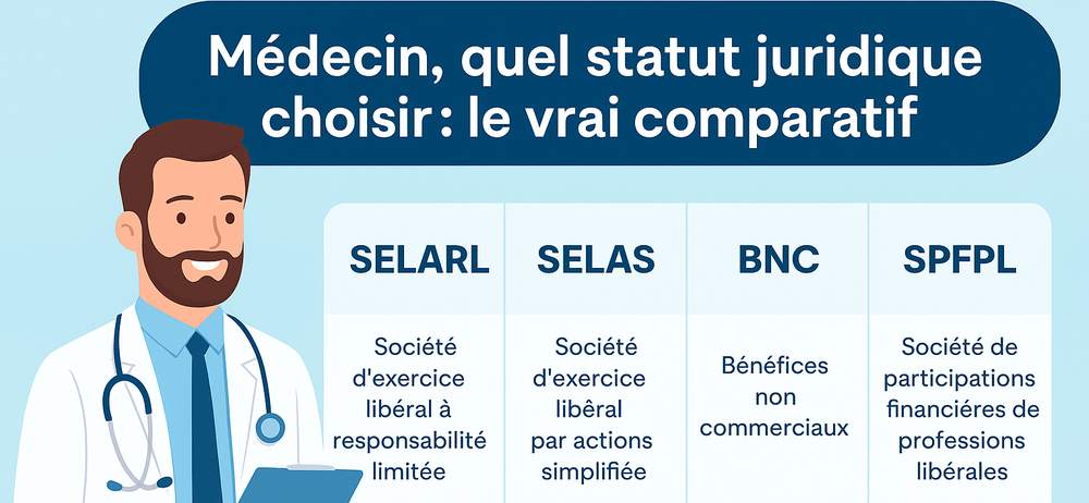 augely conseils expert comptable medecin lyon SELARL, SELAS, BNC ou SPFPL : quel statut juridique choisir quand on est médecin à Lyon ?